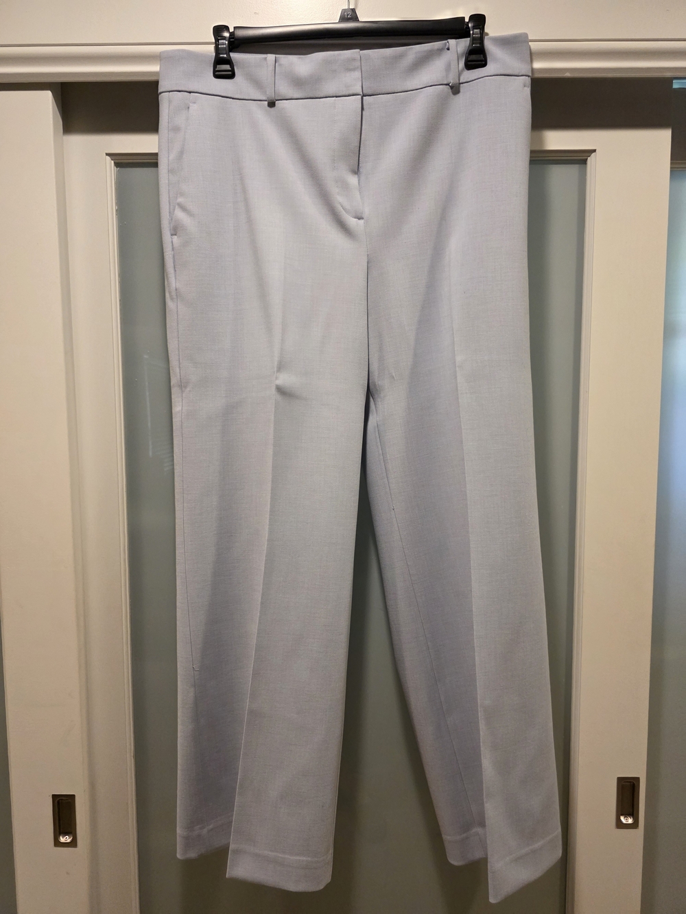 Ann Taylor Light Blue Wide Leg Dress Pants